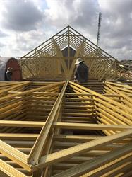 Thi công mái ngói khung kèo Eratruss AZ100 và ngói nhật Nakamura tại Bình Thuận